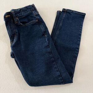 Old Navy Mens Skinny Built-In Flex Jeans 28x30 Dark Wash Slim Denim Zipper EUC